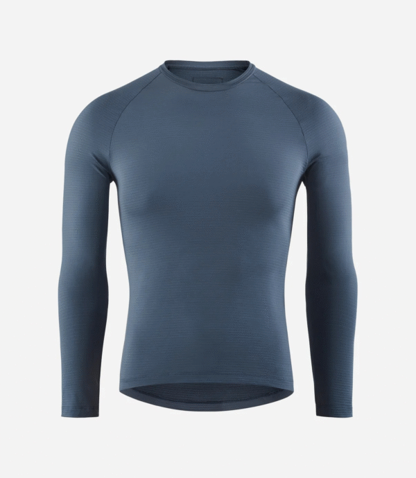Men’s Long Sleeve Base Layer – Compression Fit in Navy by Stridout International