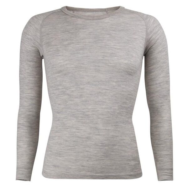 Men’s Long Sleeve Thermal Top – Grey Base Layer by Stridout International | Cold Weather Performance Wear